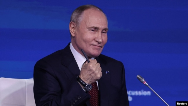 Russian President Vladimir Putin attends Valdai International Discussion Club in Sochi