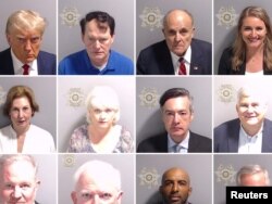 Kombinovana fotografija nekih od optuženih u Džordžiji (Foto: Fulton County Sheriff's Office/Handout via REUTERS)