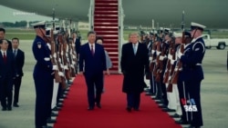 استقبال پرزیدنت ترامپ از رئیس‌ جمهوری چین در واشنگتن