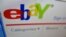 FILE - A photograph of a computer screen showing the website eBay in Encinitas, California.