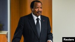 Paul Biya, 72e assemblée générale de l'ONU, New York, le 22 septembre 2017.