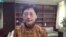 台灣外交部發言人高安 (美國之音雅莉拍攝)
