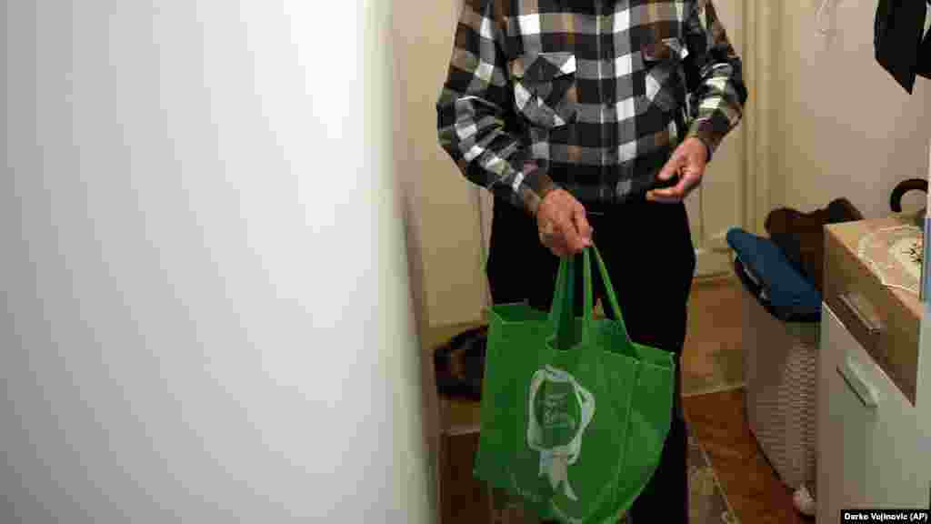 Serbia Granny's Kitchen: Jelena Petrovic's husband Milan arrives with groceries