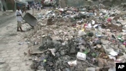 Scene of debris in Haiti one year after earthquake struck