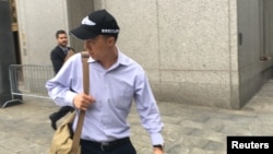 Ông Kun Shan Chun, một nhân viên FBI đã nhận tội làm gián điệp cho chính phủ Trung Quốc, ở New York, ngày 1 tháng 8 năm 2016.