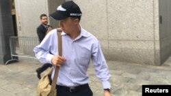 Kun Shan Chun, an FBI employee who pleaded guilty in federal court to having acted as an agent of the Chinese government, is pictured in New York City, New York, Aug. 1, 2016.