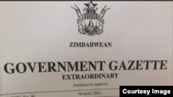 Constitutional Amendment Bill Number 2 Gazette