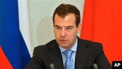 ປະທານາທິບໍດີ Dmitry Medvedev ແຫ່ງຣັດເຊຍ.