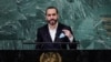 El presidente de El Salvador, Nayib Bukele, se dirige al 77° período de sesiones de la Asamblea General de las Naciones Unidas en la sede de las Naciones Unidas en la ciudad de Nueva York, EE. UU., el 20 de septiembre de 2022.