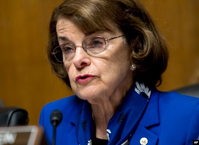 FILE - Sen. Dianne Feinstein, D-California.