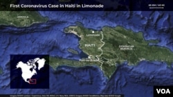 Map of Limonade, northern Haiti also showing Cape Haitian