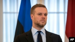 Міністр закордонних справ Литви Габріеліус Ландсбергіс 