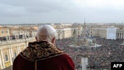 რომის პაპი ქრისტიანებს ამხნევებს