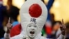 Cổ động viên thể thao Nhật Bản tại World Cup 2010 (ảnh tư liệu)