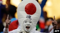 Cổ động viên thể thao Nhật Bản tại World Cup 2010 (ảnh tư liệu)