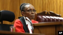 Jaji Thokozile Masipa atatangaza Jumatano hukumu ya rufaa ya mwendesha mashitaka dhidi ya Oscrar Pistorius.