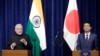 日印領導人峰會謀求更緊密經濟軍事關係 