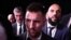 Inter Miami CF's Argentine forward Lionel Messi (C) reacts as he leaves the 2023 Ballon d'Or France Football award ceremony at the Theatre du Chatelet in Paris on October 30, 2023.