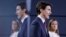 Thủ tướng Canada Justin Trudeau (trái) cùng Bộ trưởng thương mại Chrystia Freeland tại một cuộc họp báo ở Ottawa, Canada, hôm 31/5. Thủ tướng Trudeau công bố trả đũa "từng đồng đô la" đối với việc áp thuế mới được Mỹ công bố lên các sản phẩm nhập khẩu từ Canada.