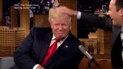 NO COMMENT: «The Tonight Show»-ի հաղորդավարը փորձել է պարզել, թե արդյո՞ք Թրամփի մազերն իրական են