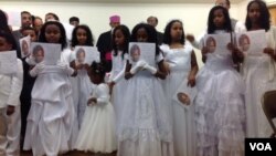 Bishop Fikremariam Hagos with First Communion