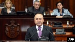 Wezîrê Derve yê Tirkiyê Mevlut Cavusoglu. (wêne ji arşîvê ye) 
