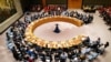 Dewan Keamanan PBB menggelar pertemuan untuk membahas situasi di Timur Tengah, termasuk soal serangan Iran ke Israel, di markas PBB di Kota New York, pada 14 April 2024. (Foto: AFP/Charly Triballeau)