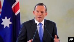 Thủ tướng Australia Tony Abbott nói nhóm Nhà nước Hồi giáo đang mở một cuộc tấn công vào nền văn minh, chứ không phải chỉ riêng vào người dân Iraq