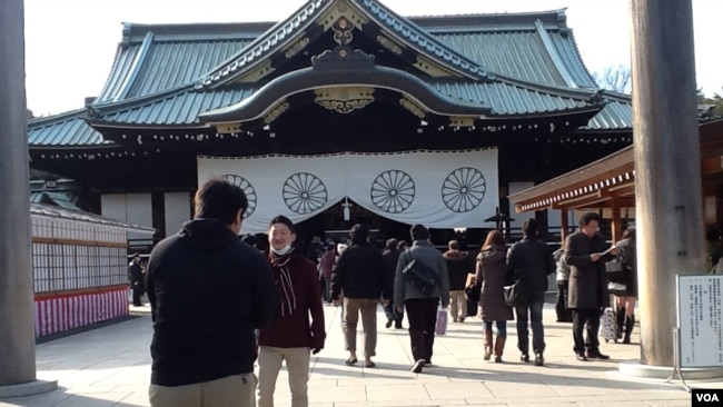 位于日本东京的靖国神社(资料照片)