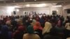Members of the Somali-Canadian community discuss the issue of gang violence at a recent town hall meeting hosted by VOA's Somali Service, in Toronto, Canada.