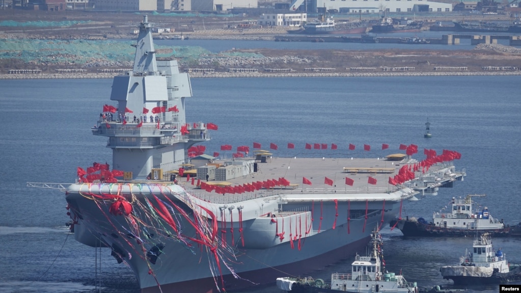 Image result for China launches its second aircraft carrier