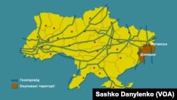 Мапа ГТС України