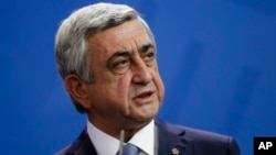 Rais wa Armenia, Serzh Sargsyan.