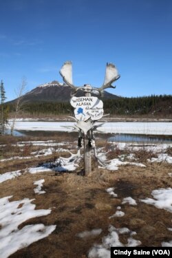 Wiseman, Alaska, is located north of the Arctic Circle, May 10, 2017. The eight-member Arctic Council meets in Fairbanks, Alaska, beginning Thursday, and climate change is high on the agenda for the foreign ministers attending.