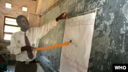 Dans une classe au Malawi, le 24 avril 2017.