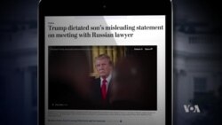 Trump dictó comunicado engañoso