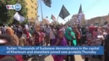 VOA60 Africa - Sudanese Security Forces Fire Tear Gas at Protesters