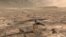 NASA's Mars Helicopter, a small, autonomous rotorcraft, which will travel with the agency's Mars 2020 rover, scheduled to launch in July 2020, to demonstrate the viability and potential of heavier-than-air vehicles on the Red Planet, is shown in this artist rendition from NASA/JPL in Pasadena, Calif., May 11, 2018.