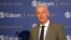 FILE:: Andre de Ruyter, Group Chief Executive of state-owned power utility Eskom speaks during a media briefing in Johannesburg. Taken January 31, 2020.