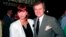 FILE - This June 13, 1986 file photo shows actress Victoria Principal and actor Ken Kercheval, co-stars of the popular TV-show "Dallas." Kercheval, who played Cliff Barnes on the hit TV series “Dallas” has died at age 83. 