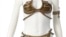 This photo provided by Heritage Auctions shows the gold bikini-style costume that Carrie Fisher wore as Princess Leia while making “Return of the Jedi” in the “Star War” franchise, which was sold for $175,000 during an auction July 26, 2024.