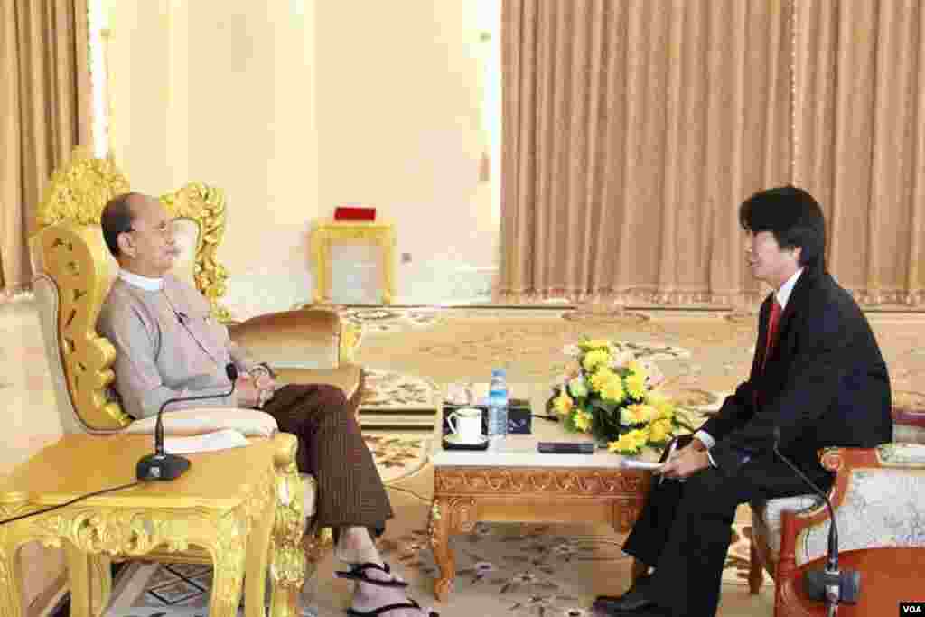 Exclusive interview with President Thein Sein by Than Lwin Htun 