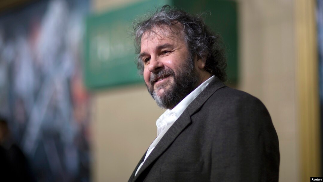 FILE - Writer, producer and director Peter Jackson poses at the premiere of "The Hobbit: The Battle of the Five Armies" at Dolby theatre in Hollywood, California, Dec. 9, 2014.