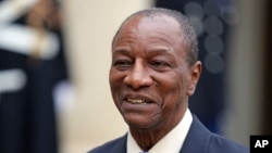 Alpha Condé, le président de la Guinée