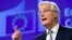 Michel Barnier, Chief Negotiator for the Preparation and Conduct of the Negotiations with the United Kingdom under Article 50 of the Treaty of the European Union, speaks during a media conference at EU headquarters in Brussels, Dec. 6, 2016.
