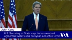 Kerry: 'Provisional' Deal Made With Moscow for Syria Cease-fire