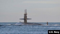 美国海军“亚历山德里亚号”核潜艇（资料照）