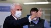 This Time, Pence Wears Mask as He Tours Indiana Plant 