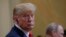 Президент США Дональд Трамп на совместной пресс-конференции с президентом РФ Владимиром Путиным в Хельсинки. 16 июля 2018. 