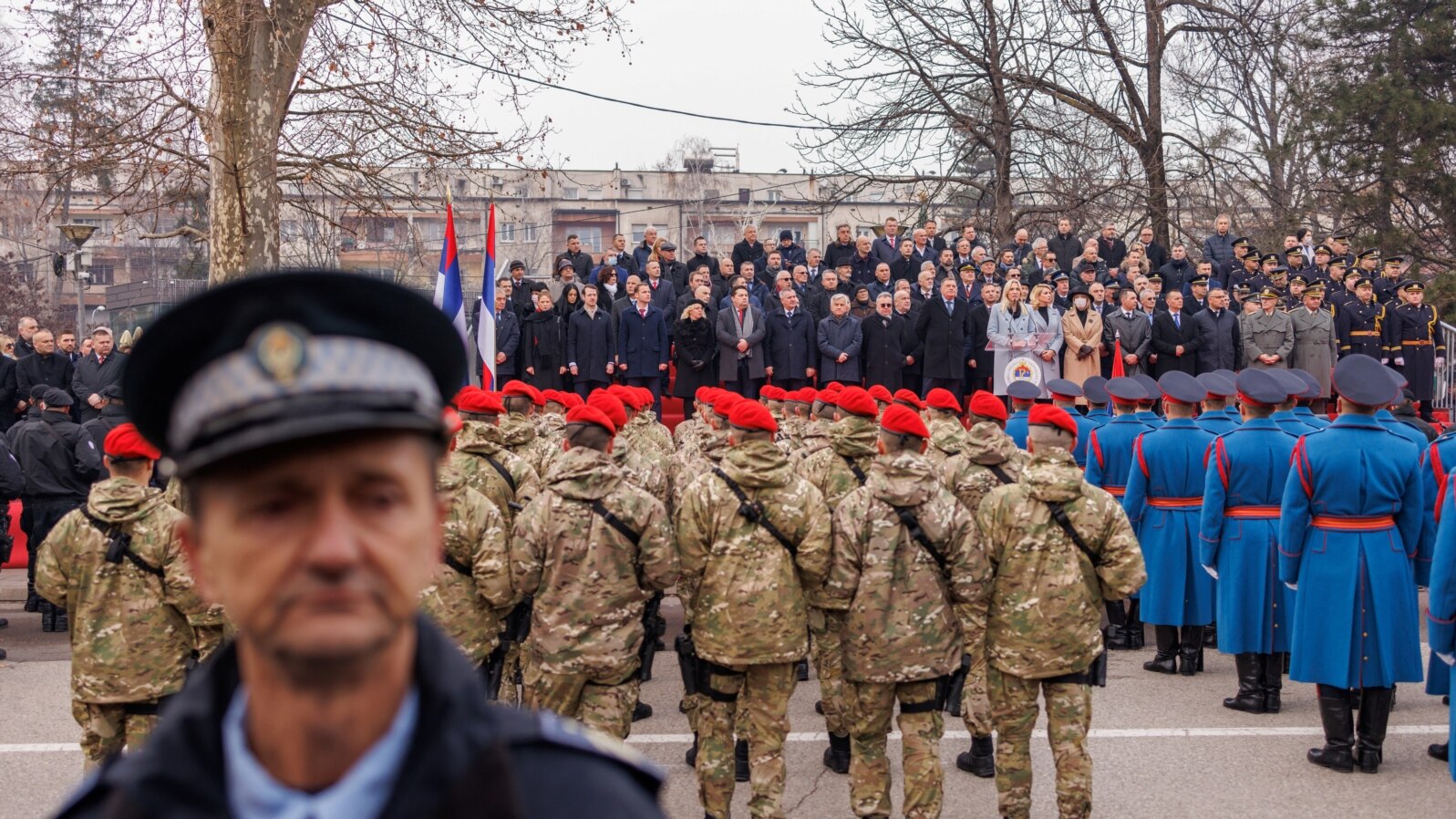 Centralna proslava spornog Dana Republike Srpske u Banja Luci, gdje je održan svečani defile, (Foto: Rojters/Antonio Bronic)